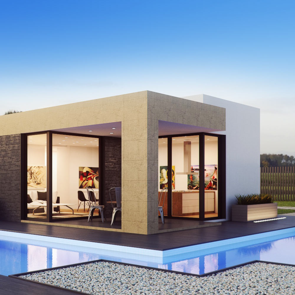 Outside View of House 1 Outside View of House 1